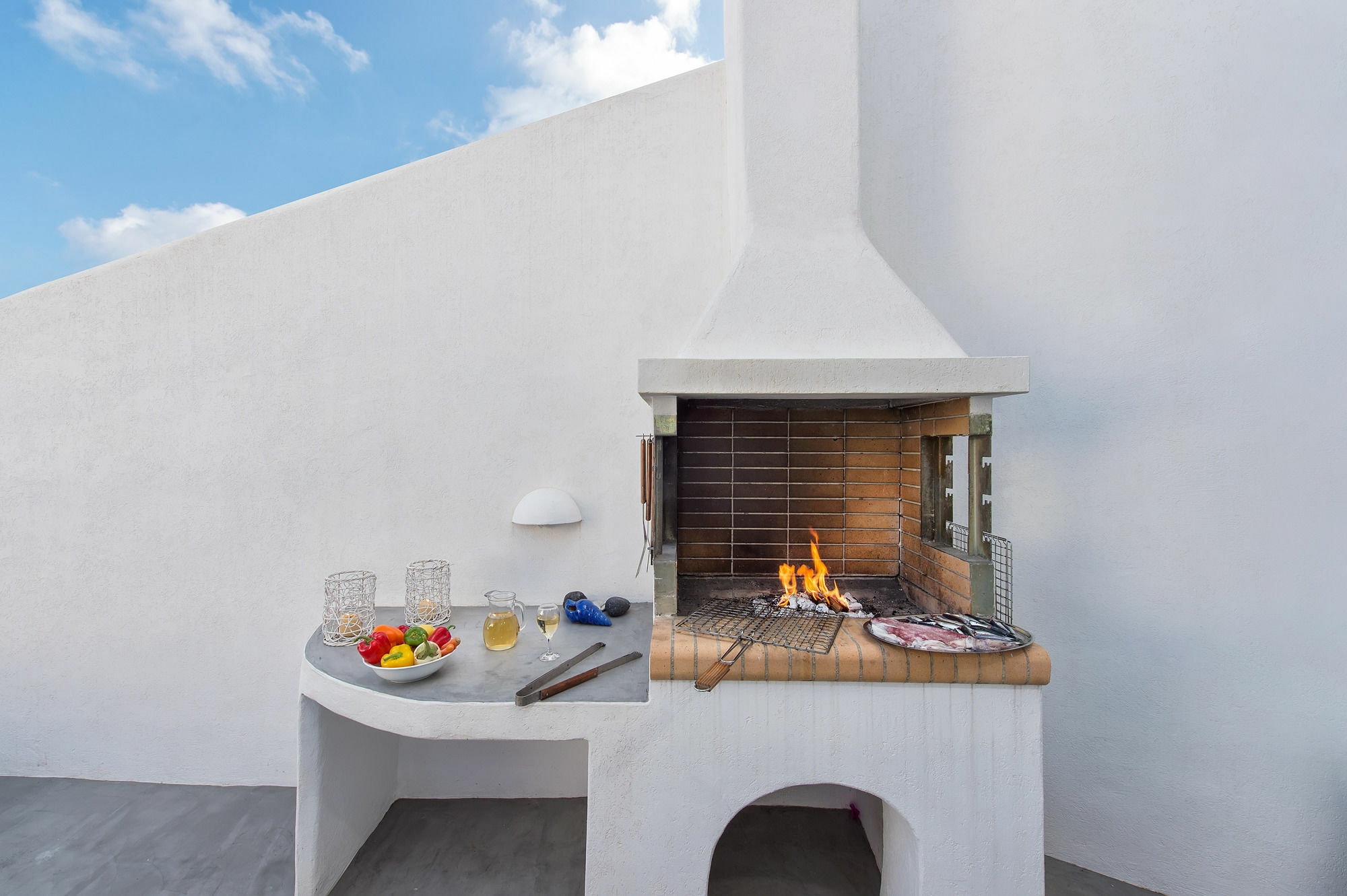 White Cave Private Villa Pýrgos Esterno foto